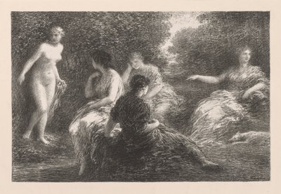 The Bathers by Ignace Henri Jean Fantin Latour