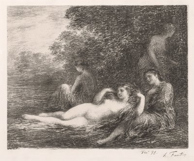 The Bathers, 1898 by Ignace Henri Jean Fantin Latour
