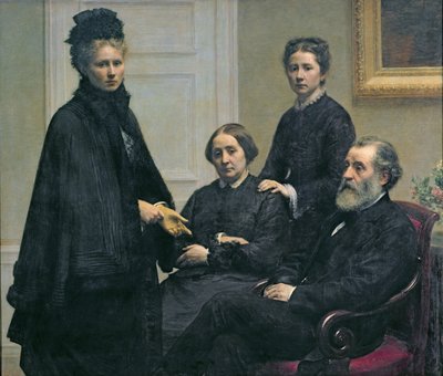 The Dubourg Family, 1878 by Ignace Henri Jean Fantin Latour