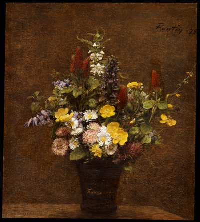 Wild Flowers by Ignace Henri Jean Fantin Latour