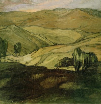 Landscape in Aragon by Ignacio Zuloaga y Zabaleta