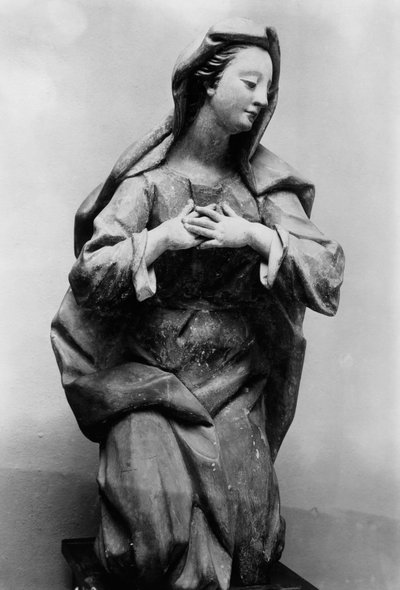 Kneeling Mary by Ignaz 1725 75 Gunther