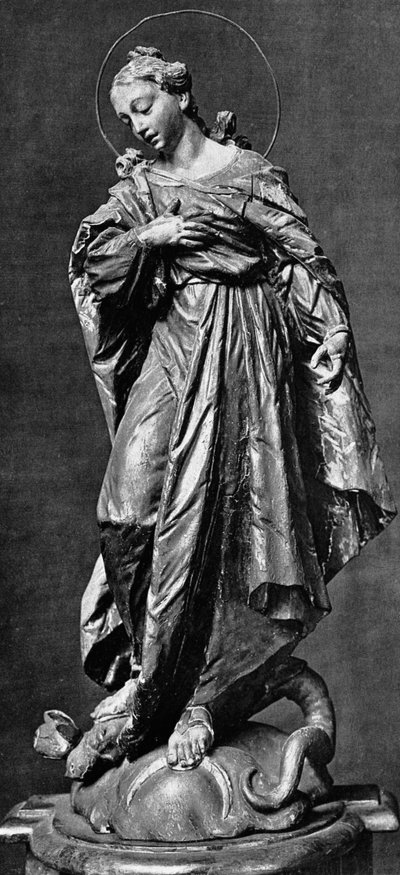 Virgin Mary by Ignaz 1725 75 Gunther
