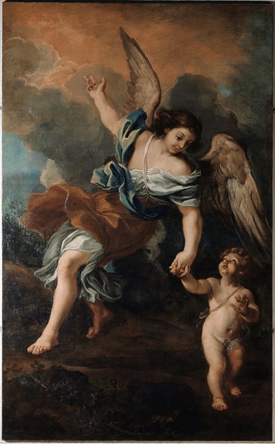 The Guardian Angel by Il Borgognone