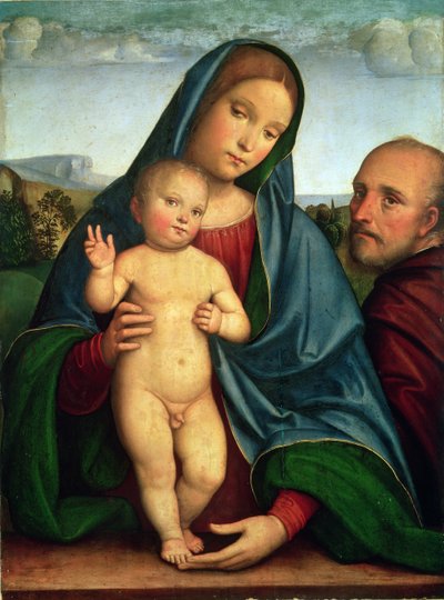 Holy Family by Il Francia