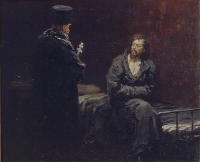 Before the Confession by Ilya Efimovich Repin