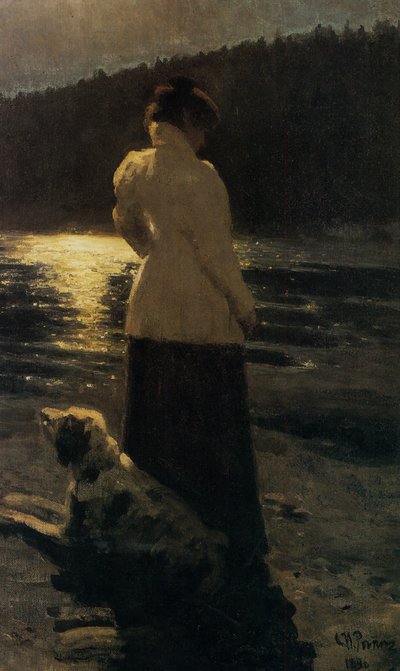 Moonlit night by Ilya Efimovich Repin