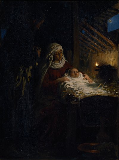 Nativity by Ilya Efimovich Repin