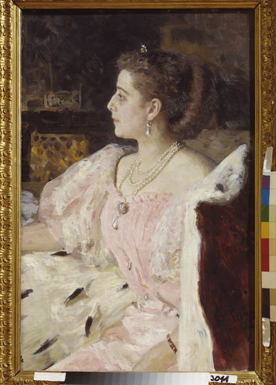 Portrait of Princess Nitalia Golovina by Ilya Efimovich Repin