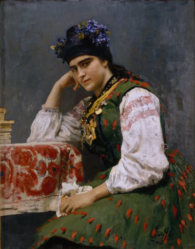 Portrait of Sofia Dragomirova-Lukomskaya by Ilya Efimovich Repin