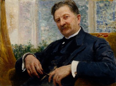 Portrait of Y.M. Vengerov by Ilya Efimovich Repin