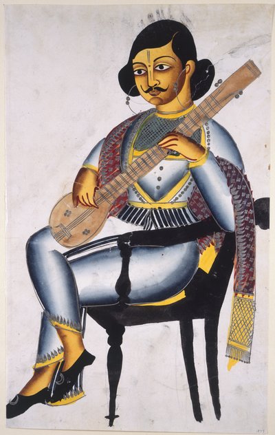 A Bengali musician by Indian School