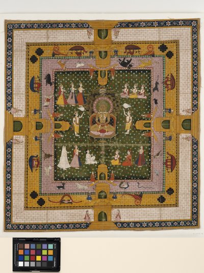 A Jina Enthroned by Indian School