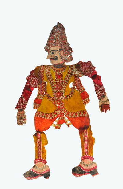 Giant shadow puppet from Karnataka by Indian School