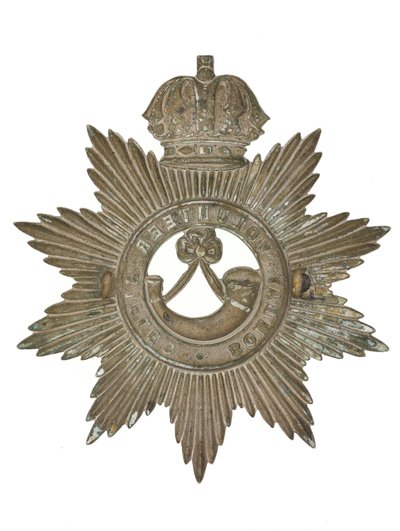 Helmet Badge, Bombay Volunteer Rifles, 1877-1901 by Indian School