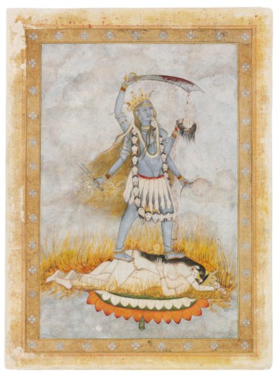 Kali, Kangra by Indian School