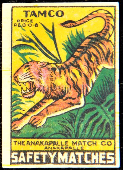 Matchbox label by Indian School