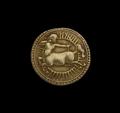 Mughal Coin from Agra by Indian School