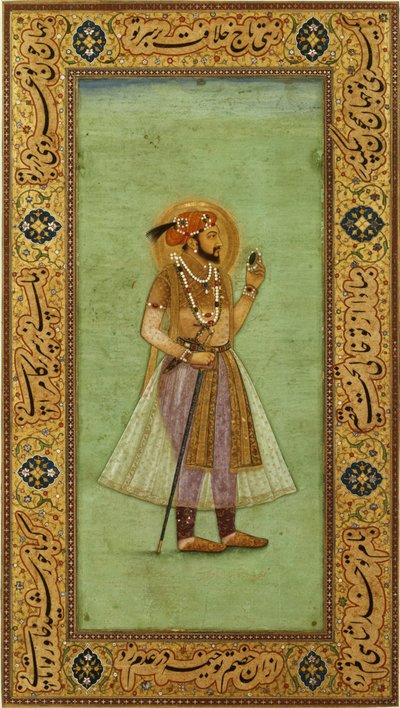 Portrait of Shah Jahan by Indian School