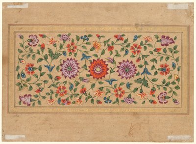 Scrolling Floral Vines by Indian School
