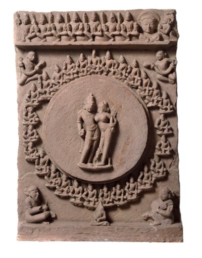 Shiva Parvati (relief, 9th-10th century) by Indian School