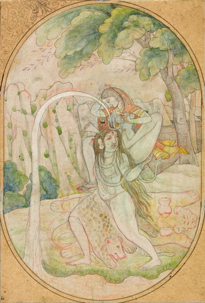 The Descent of the Ganges by Indian School