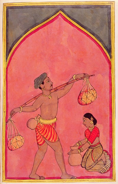 The Travelling Apothecary by Indian School