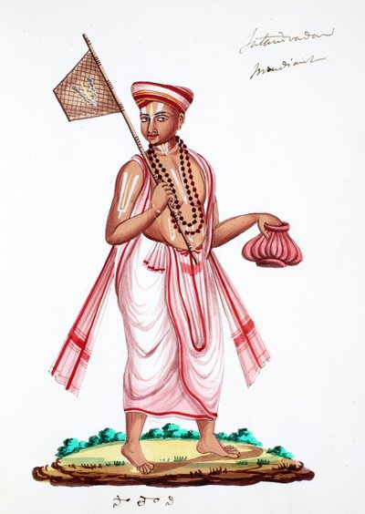 Vaishnavite Brahmin by Indian School