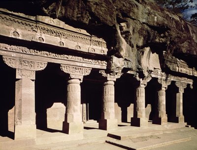 View of the entrance, Cave 1 by Indian School