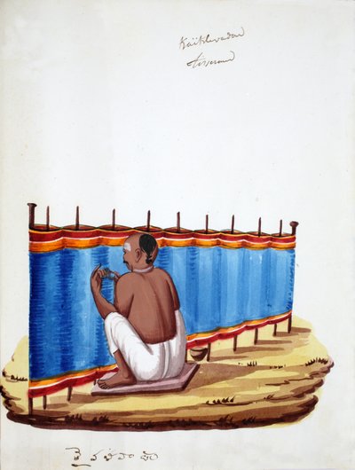 Weaver by Indian School