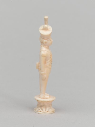 White Pawn, Chess Piece, India, 1820 circa by Indian School