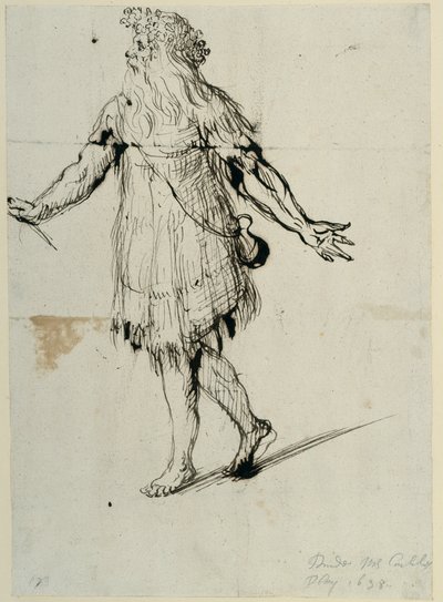 A druid, c.1638 by Inigo Jones