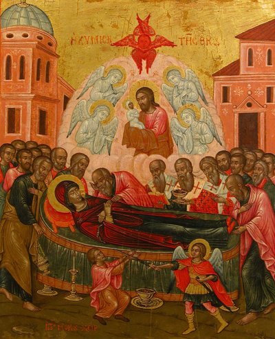 The Dormition of the Virgin by Ioannes Mokos