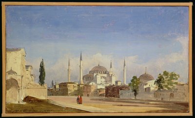 Haghia Sophia, Constantinople by Ippolito Caffi