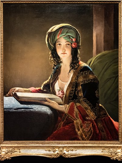 Portrait of an Oriental Woman by Ippolito Caffi