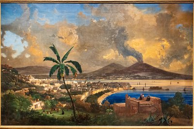 View of Naples by Ippolito Caffi