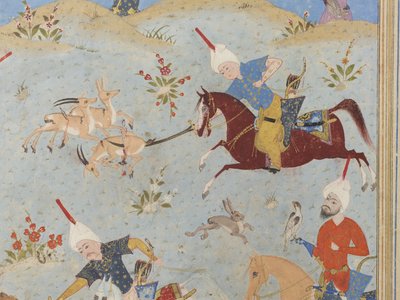 Folio from a Khamsa by Iranian School