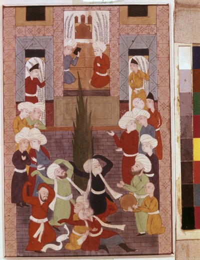 The Dervish Dance by Iranian School