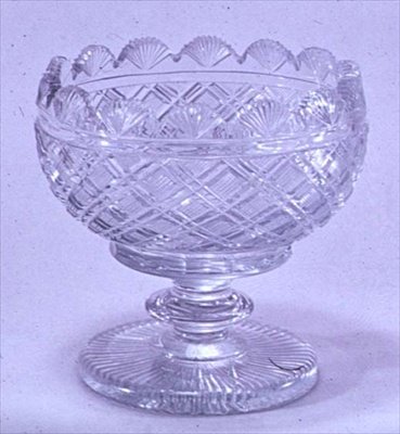 Sugar bowl, Waterford, c.1810 by Irish School