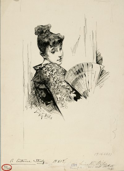 A Costume Study by Irving Ramsay Wiles
