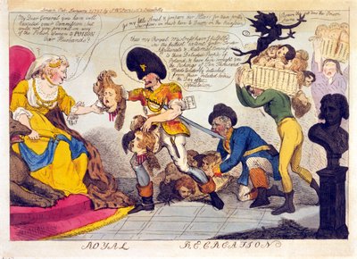 Royal Recreation by Isaac Cruikshank