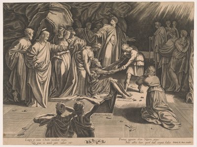 Raising of Lazarus by Isaac Duchemin
