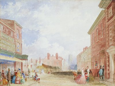 View of Kirkgate, Leeds by Isaac Fountain
