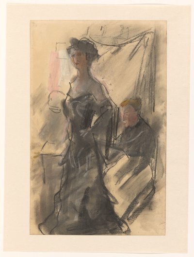 Young Woman at the Milliner by Isaac Israels