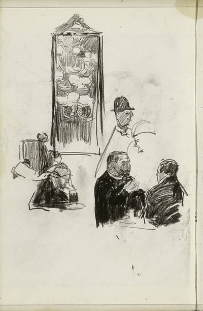 Men in an Establishment by Isaac Israels