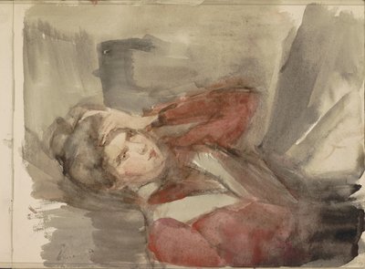 Portrait of an Unknown Young Woman by Isaac Israels