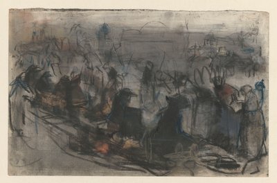 Row of Seated People by Isaac Israels