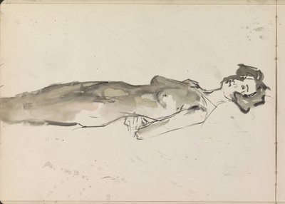 Standing Female Nude by Isaac Israels