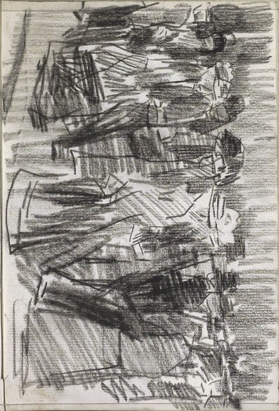 Women and Men on the Street by Isaac Israels