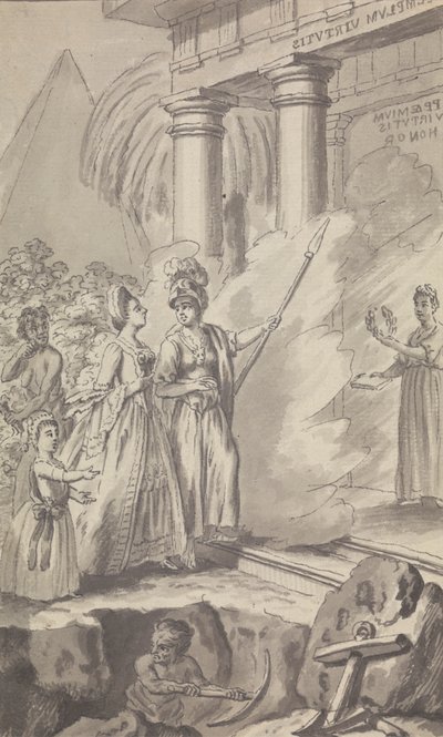 Unidentified Periodical / Play Illustration by Isaac Taylor